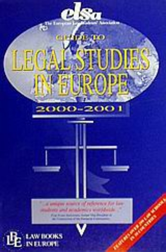 Εικόνα της Guide to Legal Studies in Europe 2000-2001