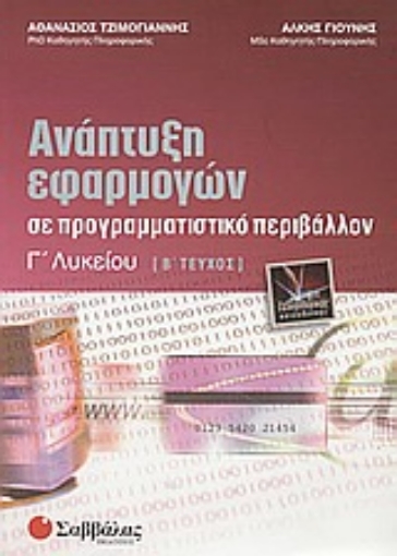 Εικόνα της Ανάπτυξη εφαρμογών σε προγραμματιστικό περιβάλλον Γ΄ λυκείου