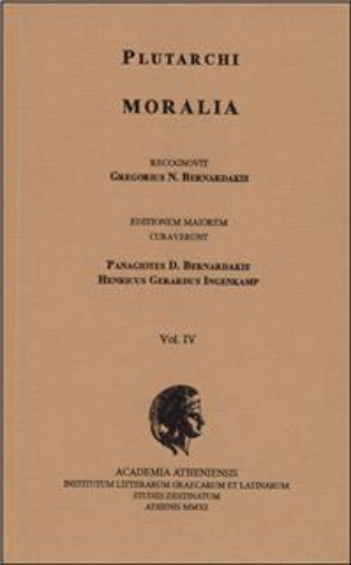 259265-Plutarchi Moralia recognovit Gregorius N. Bernardakis. Vol. IV