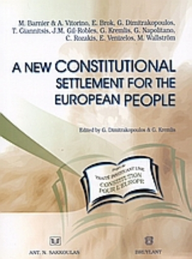 53012-A New Constitutional Settlement for the European People